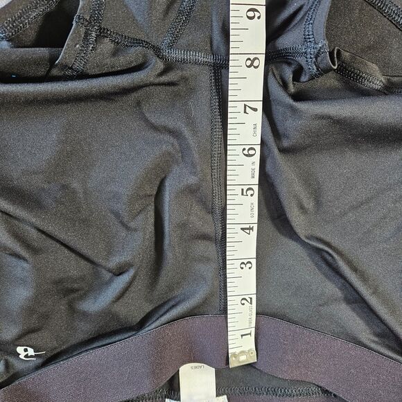 Badger Sport Women Bra & Boy Shorts Set Size M Black Activewear Gym Logo Stretch - Picture 13 of 16